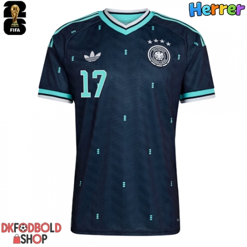 Tyskland Florian Wirtz #17 Udebanetrøje VM 2026 Kort ærmer